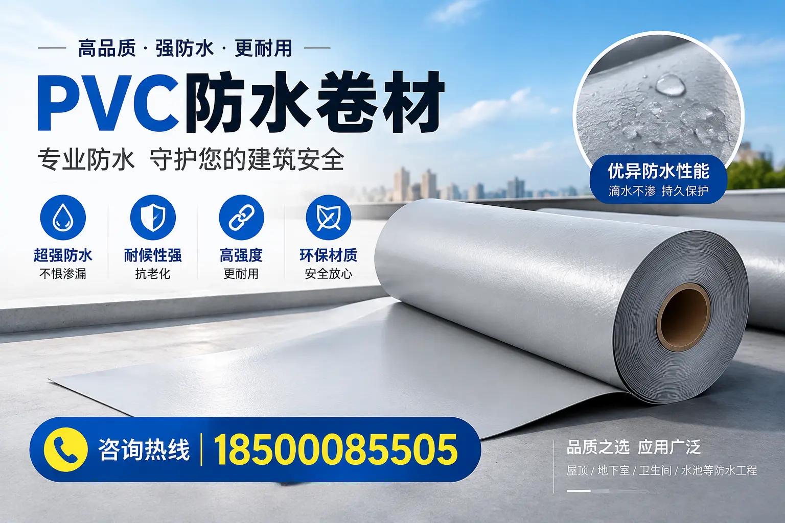 承德地区pvc防水卷材的市场现状与发展趋势